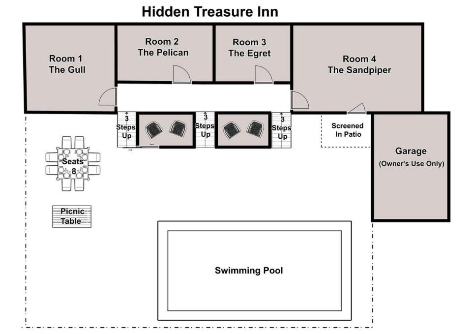The Pelican Hidden Treasure Inn Room 2 By Bryant Real Estate Kure Beach Exteriér fotografie